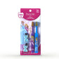 Duvon Plus x Disney Princess Toothbrush Set | Tangled and Cinderella | 2 Brushes + 2 Hair Pins Free