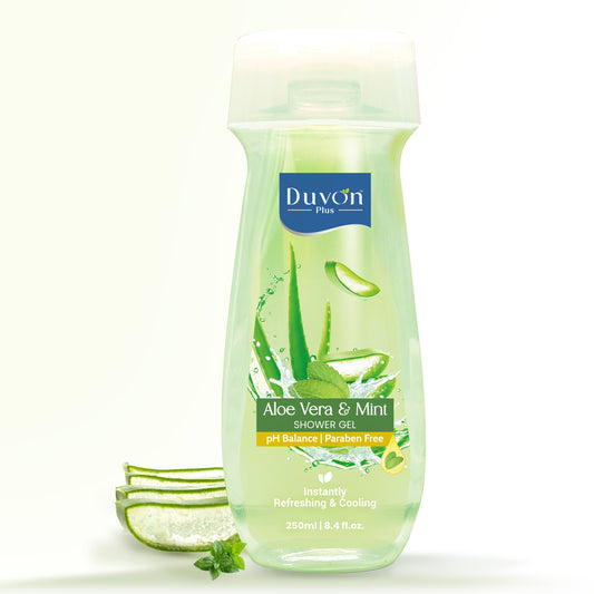 Duvon Plus Aloe Vera & Mint Shower Gel 250ml