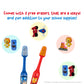 Duvon Plus x Marvel Toothbrush Set | Captain America and Iron Man | 2 Brushes + 2 Fun Erasers Free