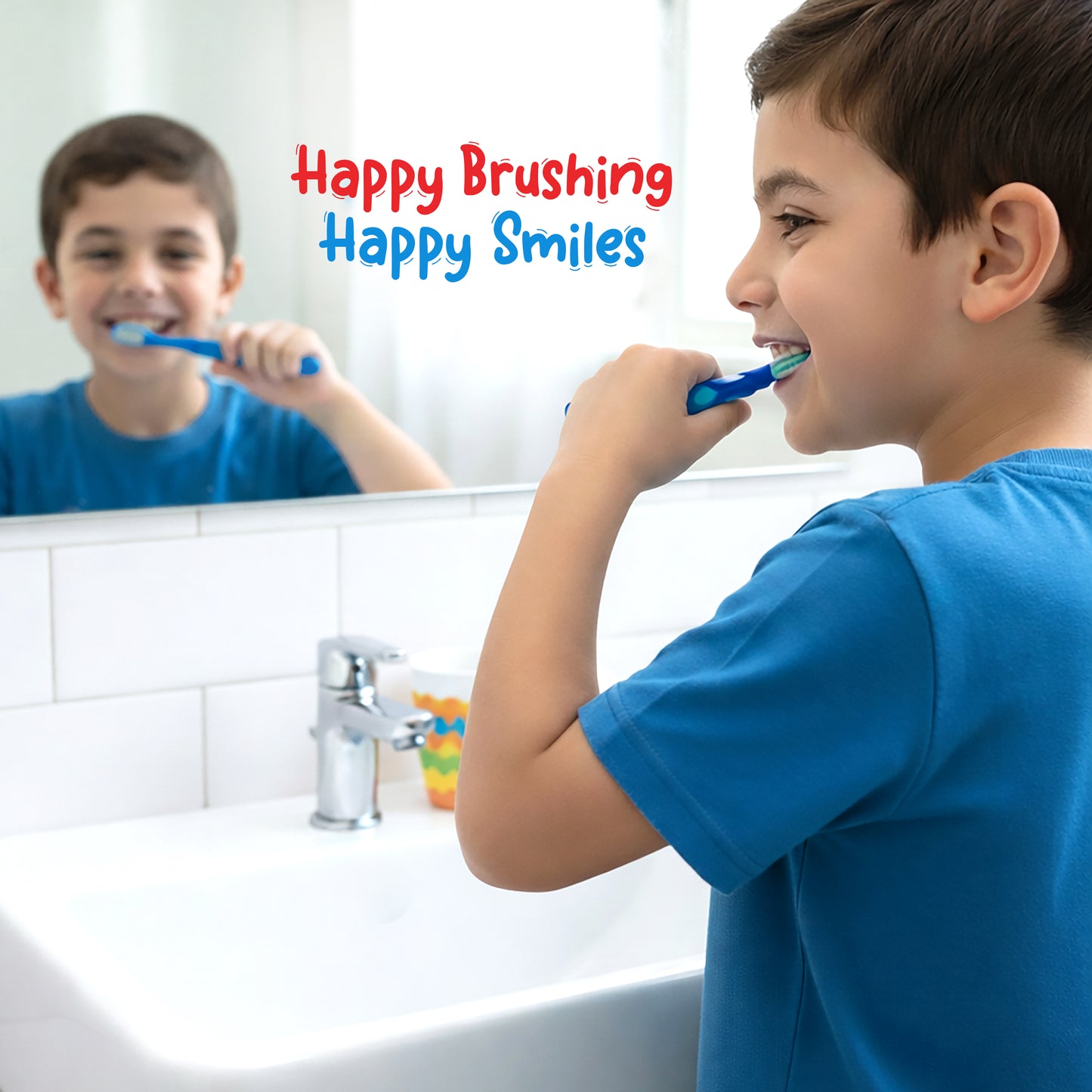 Duvon Plus Marvel Toothbrush Set of 3 for Kids with Hygiene Cap