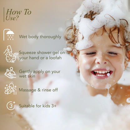 Duvon Plus Choco Milk Splash Kids Body Wash 250ml