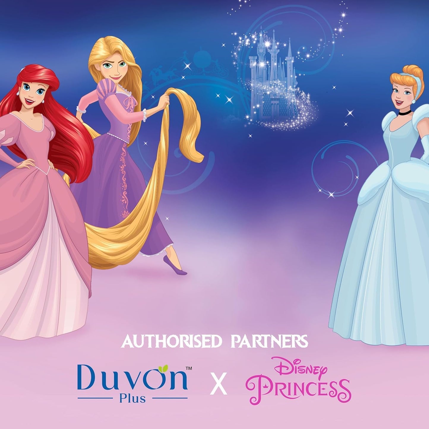 Duvon Plus Disney Princess Kids Bath & Oral Care Gift Set
