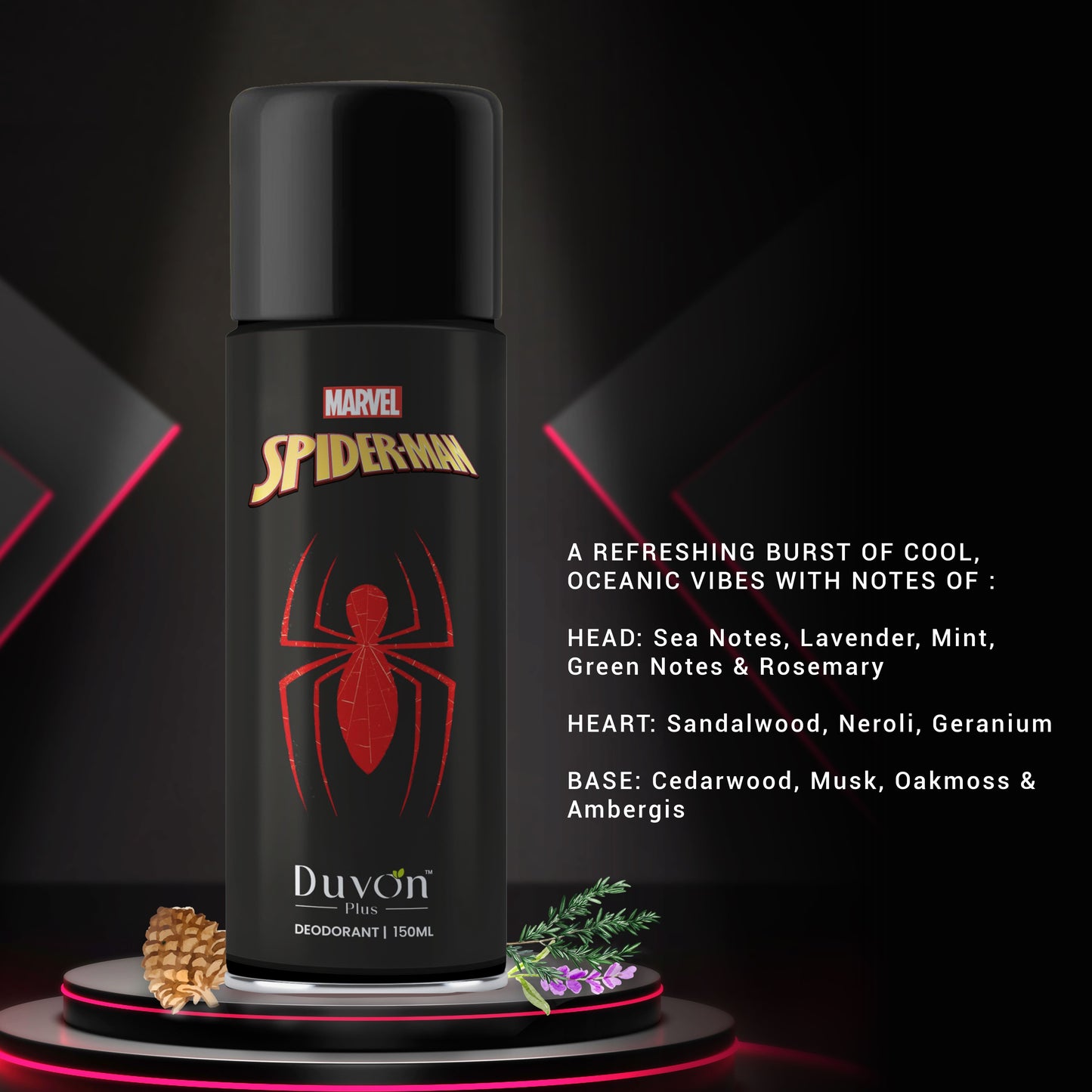 Duvon Plus Marvel Spiderman Deodorant 150 ML
