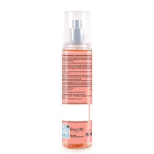 Duvon Plus Disney Moana Body Mist for Girls | Warm Vanilla | Long Lasting Kids Perfume Spray 120ml