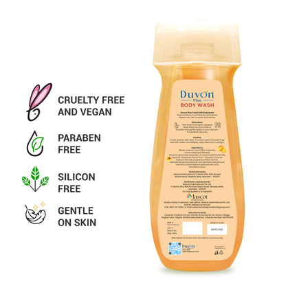 Duvon Plus Peach Silk Body Wash 250ml