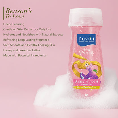 Duvon Plus Disney Princess Rapunzel Shower Gel for Kids 250ml