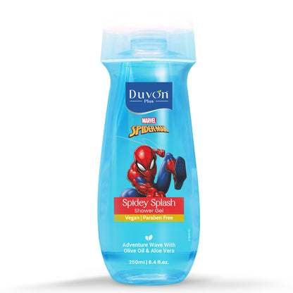 Duvon Plus Marvel Spiderman Spidey Splash Shower Gel for Kids 250ml