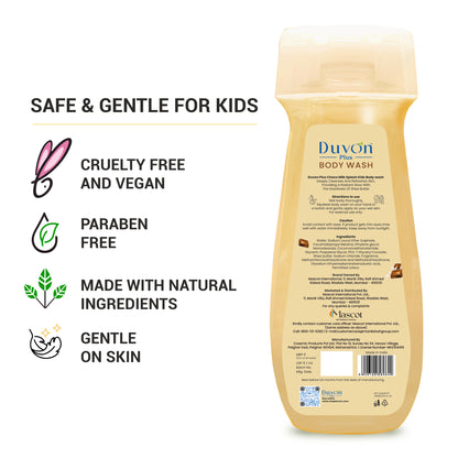 Duvon Plus Choco Milk Splash Kids Body Wash 250ml
